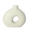 HOMLA Wazon Novo Ceramiczny 24X8,5X23 Cm Bialy Clearance