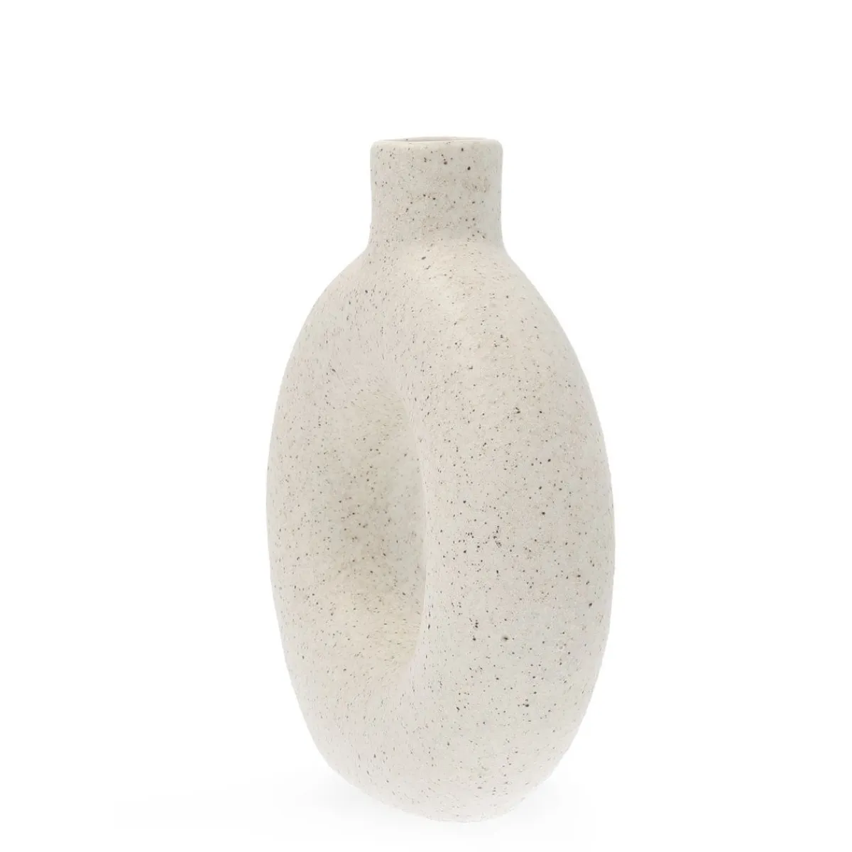 HOMLA Wazon Novo Z Dziura 19X5,5X21 Cm Bialy Online