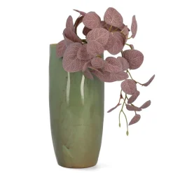 HOMLA Wazon Rona Ceramiczny 10X10X24 Cm Zielony Discount