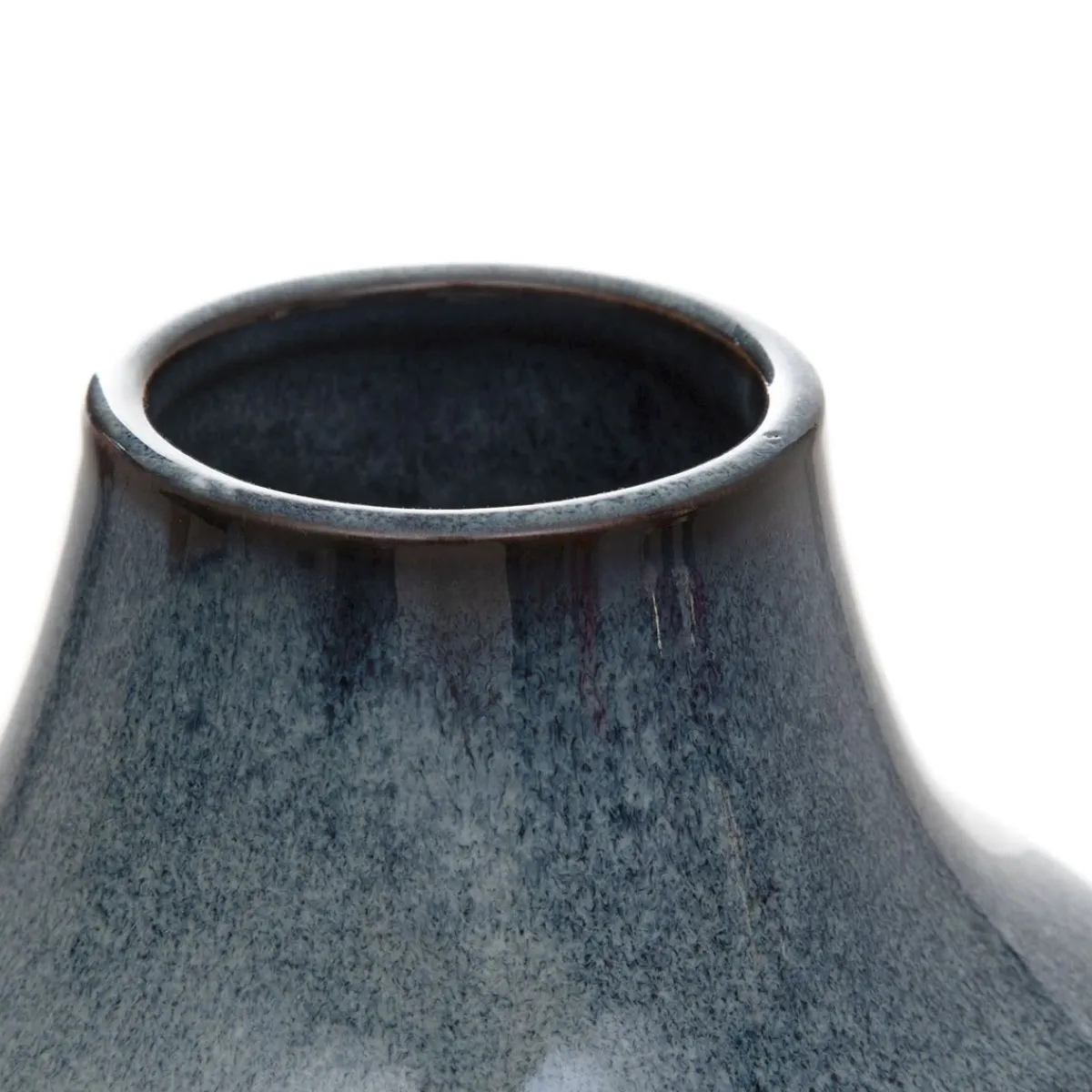 HOMLA Wazon Rufus Ceramiczny Granatowy 14X14X22 Cm Clearance