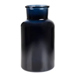 HOMLA Wazon Tenno Szklany Granatowy 14,5X14,5X25,5 Cm Hot