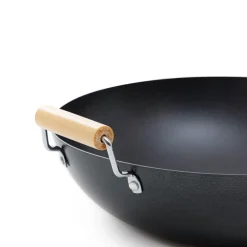 HOMLA Wok Sydney Z Drewniana Raczka 32 Cm Czarny Best