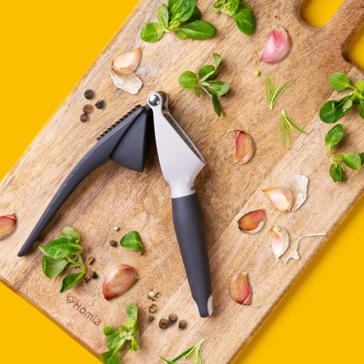 HOMLA Wyciskacz Easy Cook Do Czosnku 19 Cm Szary Online