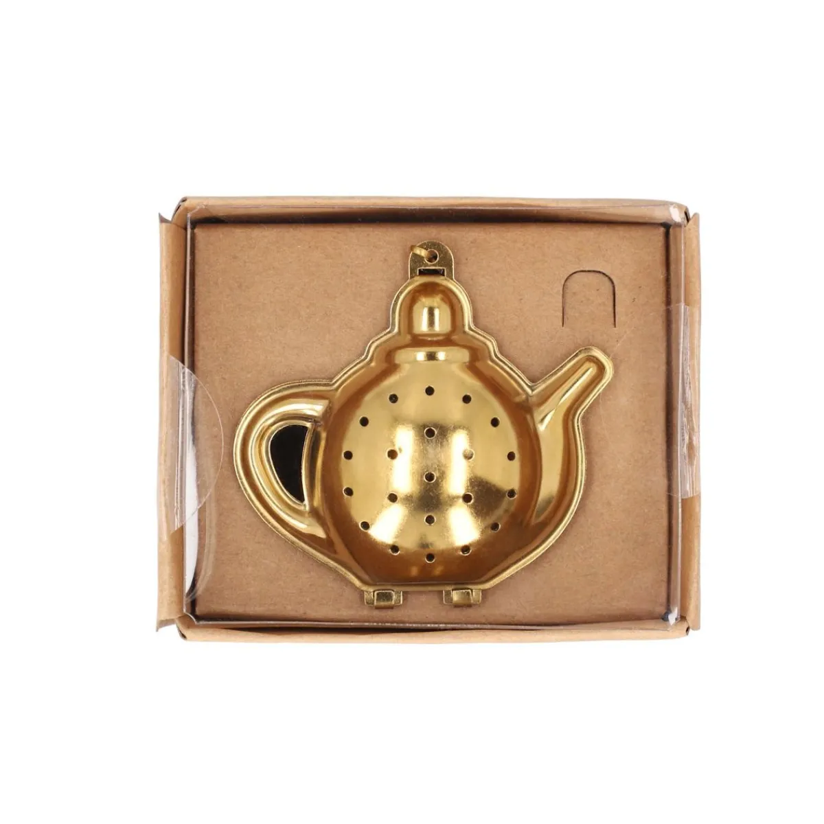 HOMLA Zaparzacz Jalo Do Herbaty W Ksztalcie Imbryka 6X5 Cm Zloty Discount