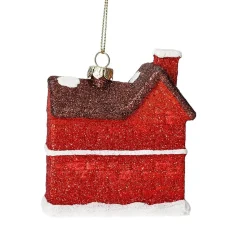 HOMLA Zawieszka Evi Red Domek 8 Cm Czerwony Discount