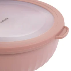 HOMLA Zestaw Easy Bake Misek Z Pokrywkami 4 Szt Rozowy Sale