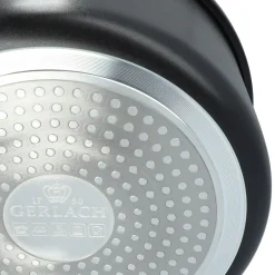 GERLACH Zestaw Garnków Smart Aluminiowych Z Raczka 4El. Czarny Hot