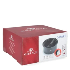 GERLACH Zestaw Garnków Smart Aluminiowych Z Raczka 4El. Czarny Hot
