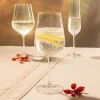 HOMLA Zestaw Kieliszkow Brilliant Do Wina Bialego, 4 Szt. 0.36 Przezroczysty Outlet