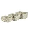 HOMLA Zestaw Koszy Dekoracyjnych Desma 3 Szt. 25X19X12 Cm 22X17X11 Cm 20X15X10 Cm Hot