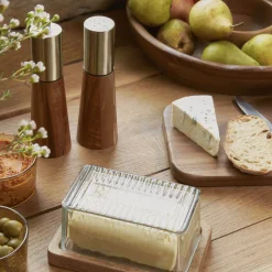 HOMLA Zestaw Mokka Mlynek I Przyprawnik 2 Szt. Naturalny Outlet