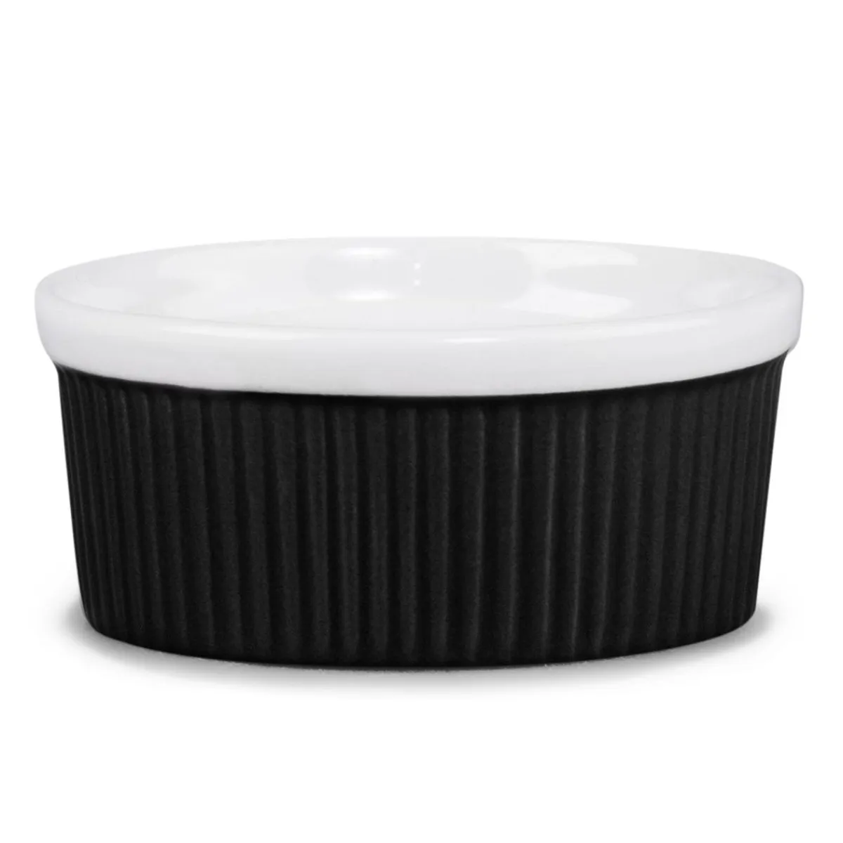 HOMLA Zestaw Naczyń Do Zapiekania Tineo Ch 2 Szt. 11 Cm Czarny