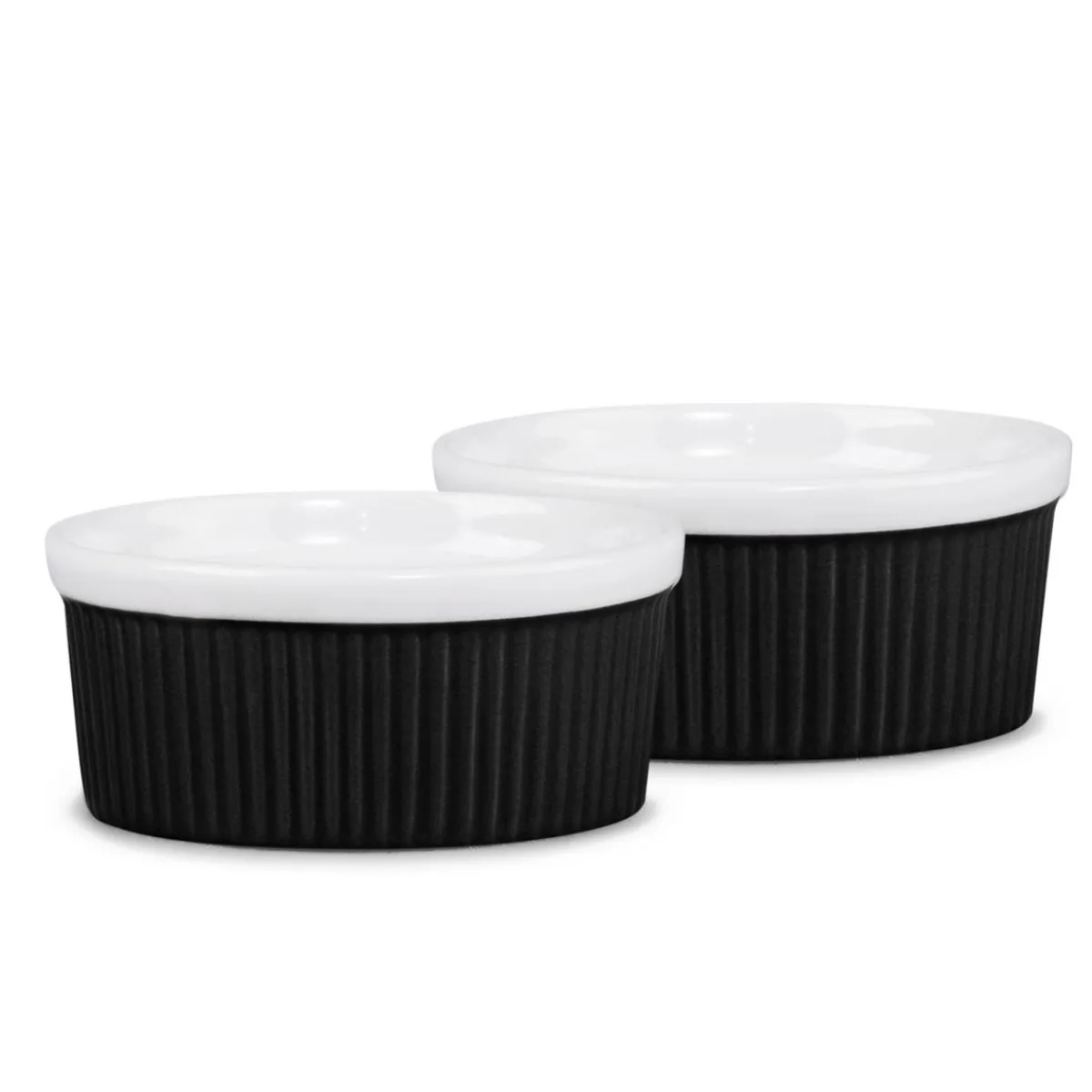 HOMLA Zestaw Naczyń Do Zapiekania Tineo Ch 2 Szt. 11 Cm Czarny