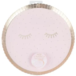 GINGER RAY Zestaw Pamper Party Talerzy Papierowych 8 Szt. Fi 21,5 Cm Rozowy Discount