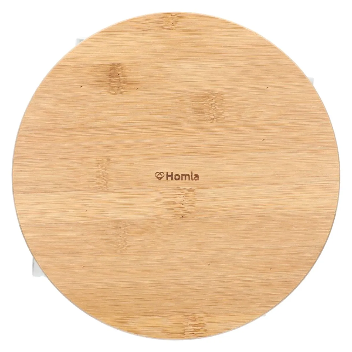 HOMLA Zestaw Przyprawnikow Bambou Na Obrotowym Stojaku - 8 Sloiczkow 15X19 Cm Naturalny Online
