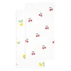 HOMLA Zestaw Scierek Kuchennych Cherrine W Wisnie I Cytryny 2*45X65 Cm Outlet