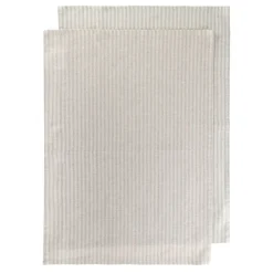 HOMLA Zestaw Scierek Kuchennych Monez Domieszka Lnu Bezowo Szarych 2*45X65 Cm Clearance