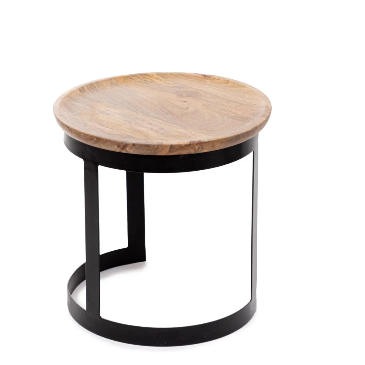 HOMLA Zestaw Stolikow Kawowych Harvey Drewnianych 53X51/43X43 Cm Naturalny Clearance