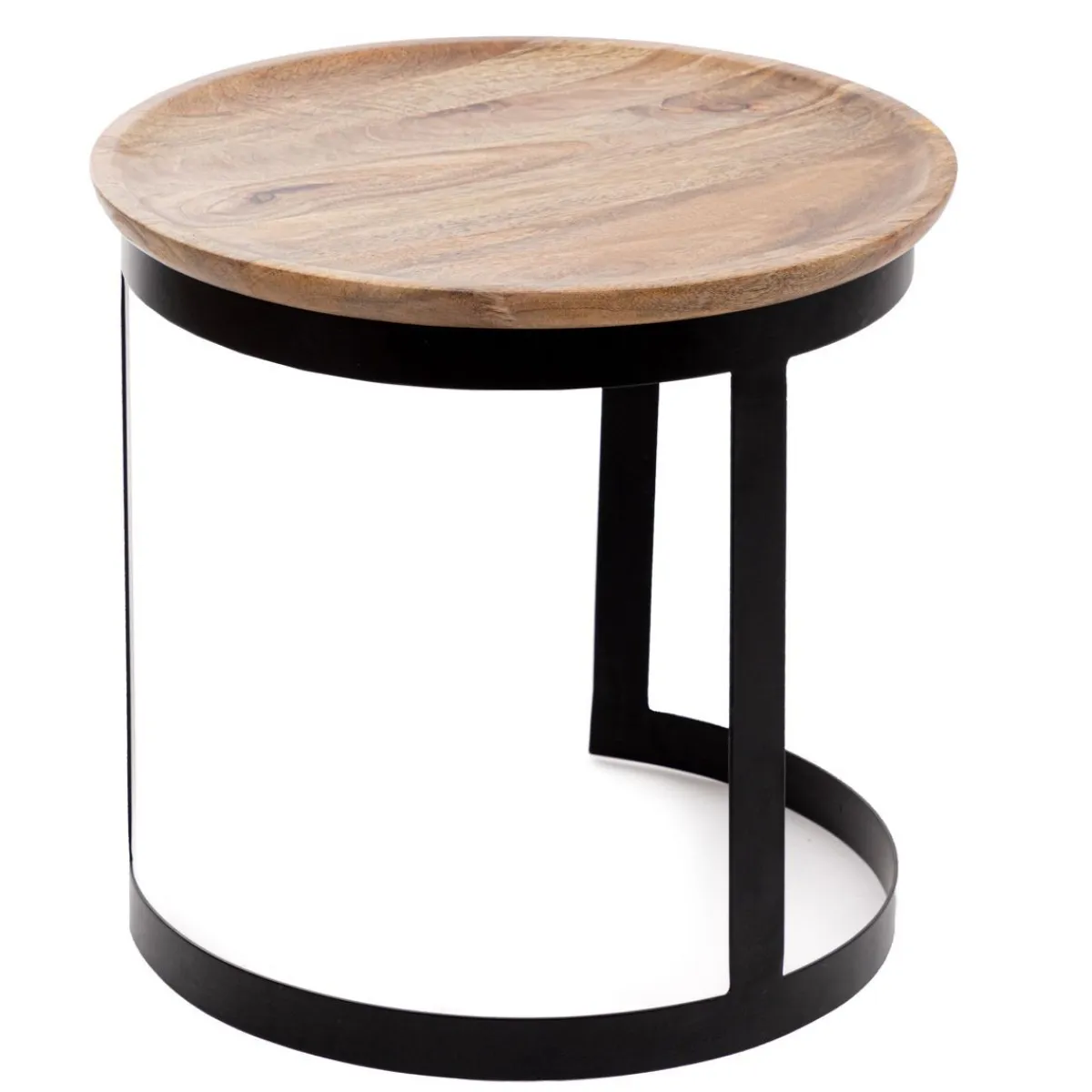 HOMLA Zestaw Stolikow Kawowych Harvey Drewnianych 53X51/43X43 Cm Naturalny Clearance