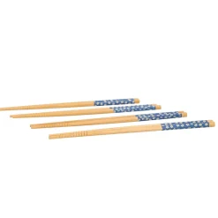 HOMLA Zestaw Sushi Paleczekbambusowych Niebieskich 4 Szt Naturalny Outlet