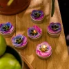 HOMLA Zestaw Swiec Floral Aura 6 Szt. Fiolki 126 G Clearance