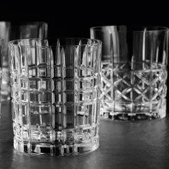 NACHTMANN Zestaw Szklanek Highland Do Whisky Tumbler 4 Szt. 0,345 L Przezroczysty New