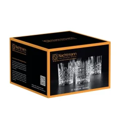 NACHTMANN Zestaw Szklanek Highland Do Whisky Tumbler 4 Szt. 0,345 L Przezroczysty New