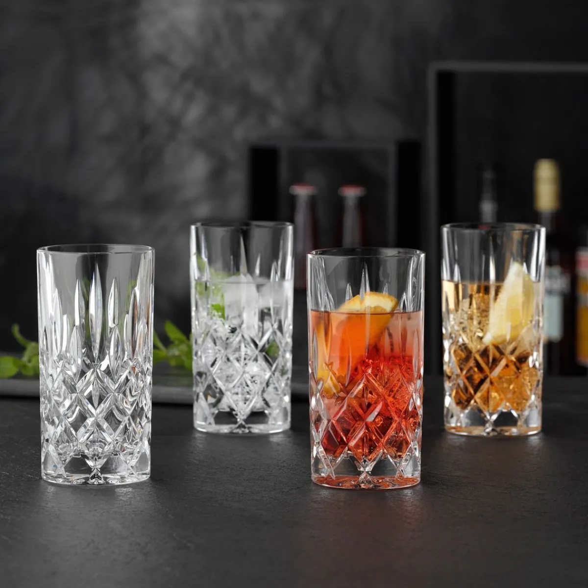 NACHTMANN Zestaw Szklanek Noblesse Do Long Drinkow 4 Szt. 0,375 L Przezroczysty Clearance