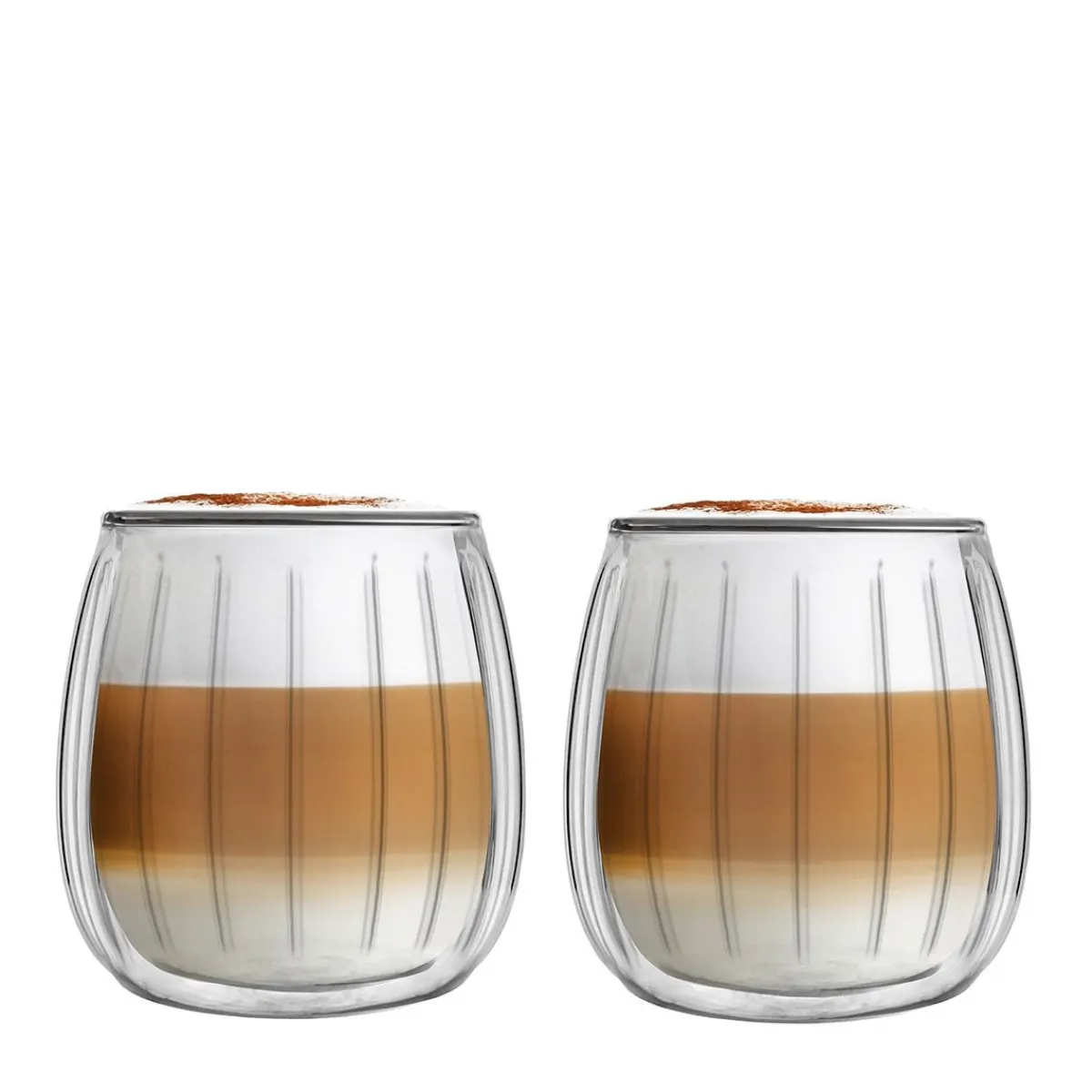 VIALLI DESIGN Zestaw Szklanek Tulip Z Podwojna Scianka 2 Szt. 250 Ml Przezroczysty Online