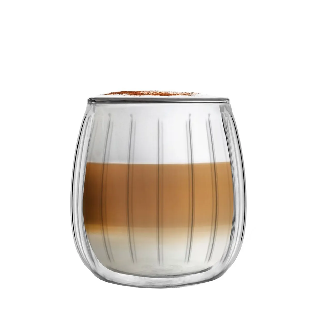 VIALLI DESIGN Zestaw Szklanek Tulip Z Podwojna Scianka 2 Szt. 250 Ml Przezroczysty Online