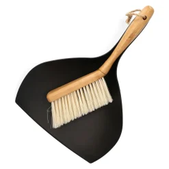 HOMLA Zmiotka Bambou I Szufelka Duza Czarna 35X26 Cm Czarny Sale